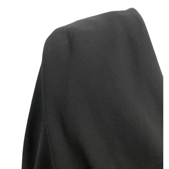 Karen Millen Sheath Dress Knee Length Navy Black Abstract Cocktail Size US 8 - Picture 8 of 13